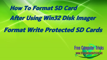 How To Format SD Card After Using Win32 Disk Imager - Restore SD Card Capacity In One Click
