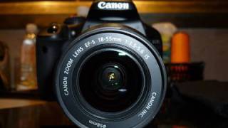 Canon 550D (Rebel T2i) Unboxing And HD Test