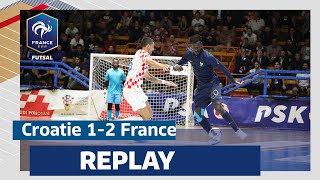 Futsal : Croatie-France (1-2) en replay !