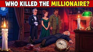 Can You Solve The Millionaire's Murder? | 10 Clue Mystery Riddle Challenge