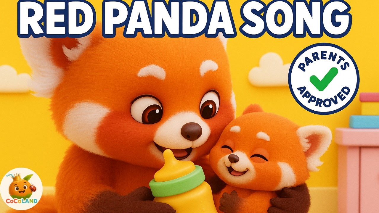 Red Panda Song for Kids 🐼 | Learn Animal Facts | CoCoLand