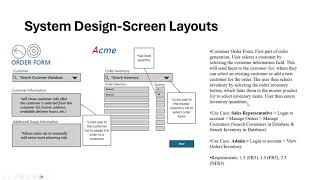 Requirements and System Design Documentation