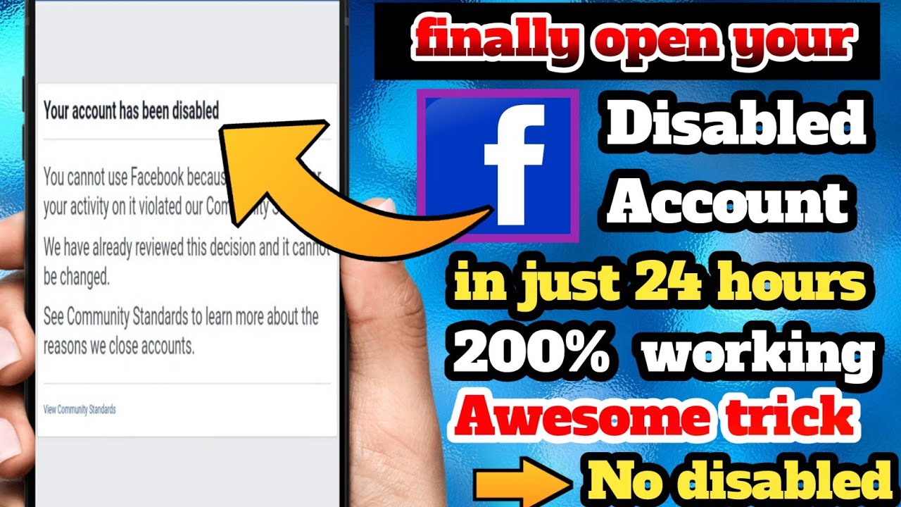How to recover facebook disabled account 2021 facebook disabled