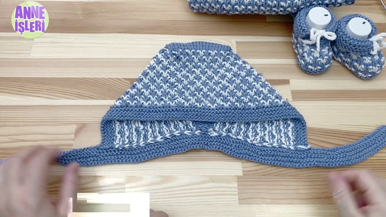 2 RENKLİ KAPŞON BEBEK BERESİ