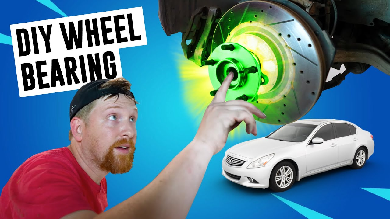 Как установить подшипник ступицы колеса седана G37
