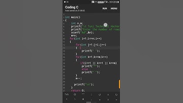#56 Hollow Inverted Mirrored Right triangle Star pattern in c for beginners #cprogramming #shorts