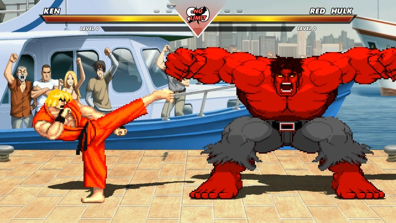 KEN vs RED HULK - Highest Level Incredible Epic Fight! - YouTube