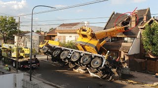 TOP 20 Dangerous Heavy Equipment Operator Fails - Idiots Crane, Truck \& Dozer FAILS Compilation