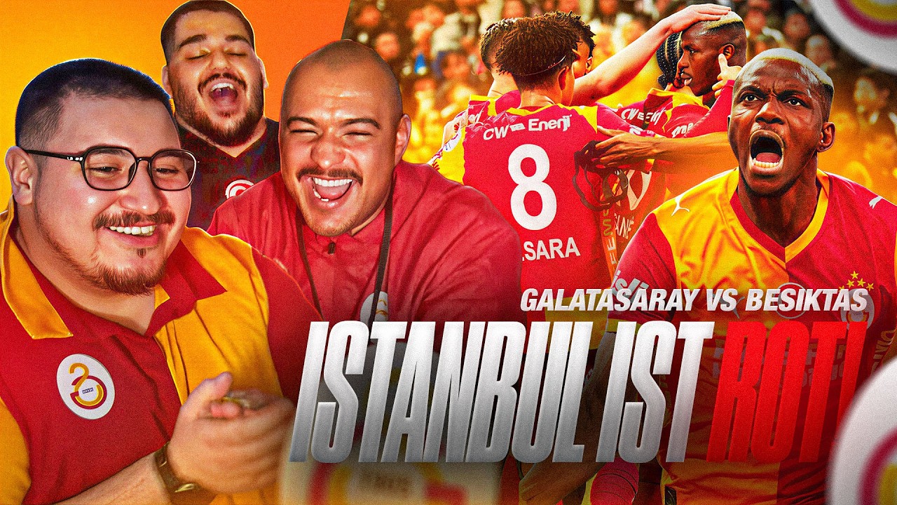 SKANDAL DERBY❗️SANÉ ROTE KARTE 😱 GALATASARAY vs. BESIKTAS Watchparty