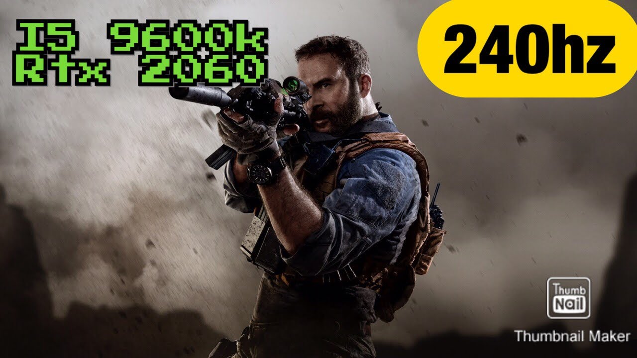 Call of Duty Modern Warfare 240hz monitor 1555x875 low settings YouTube