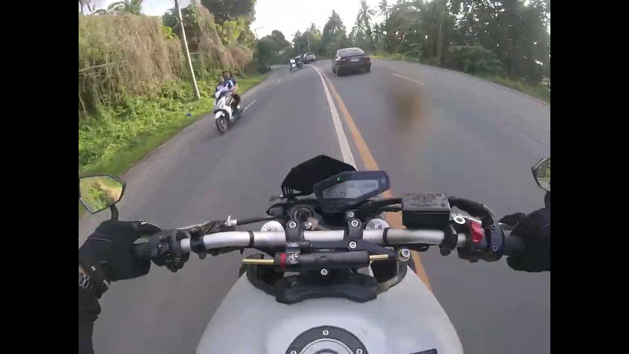 going to paete laguna via Marilaque---MT09 pure sound