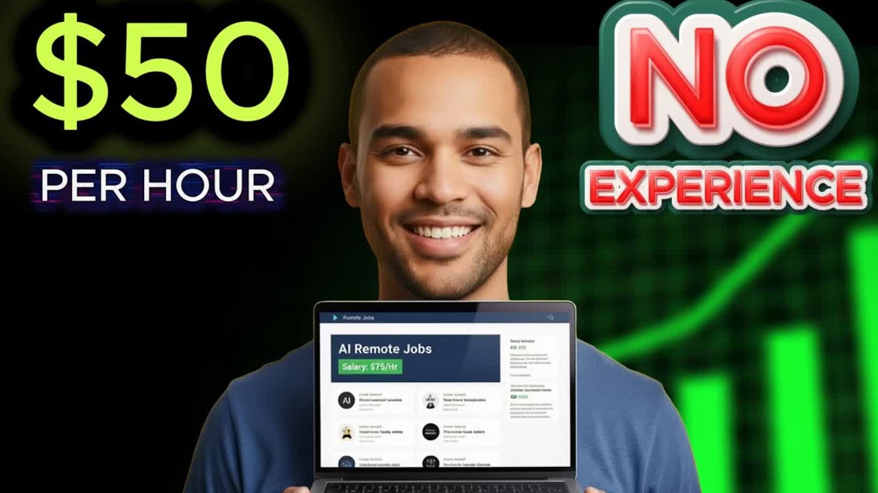5 REAL AI Remote Jobs Paying $50+/Hour | No Experience Needed (2026)