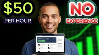 5 REAL AI Remote Jobs Paying $50+/Hour | No Experience Needed (2026)