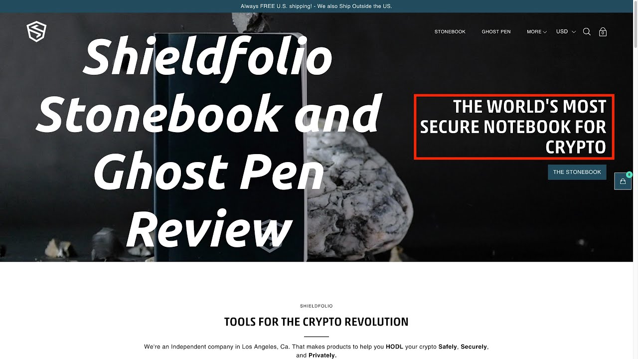 SHIELDFOLIO Stonebook World's Most Secure Crypto Password Notebook | Seed Phrase And Private Key Cold Storage Method | Premium Water-Resistant Paper | 5.5" X 3.5 - View #5