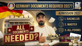 Information Study in Germany 2027 🇩🇪 | Documents Required for Bachelor’s & Master’s | Complete Checklist Update