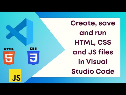 How to create and run html, css and javascript files in VScode editor | 2021 | for beginners |
