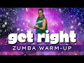 GET RIGHT WARMUP DJ Dani Acosta Zumba With Amie Warmup Easy Zumba ZIN 119 Choreo Preview 