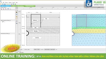 [Plaxis 2D] - Bài toán 6 - Ảnh hưởng của xây dựng Hầm TBM đến công trình lân cận | @NGUYỄN QUỐC TỚI