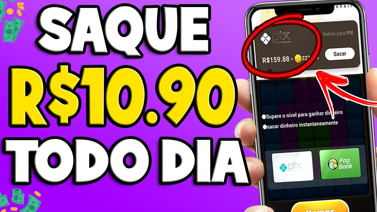 [😲GANHE HOJE🤑] APP para GANHAR DINHEIRO via PIX RÁPIDO 💸 App Pagando TODO DIA ✅