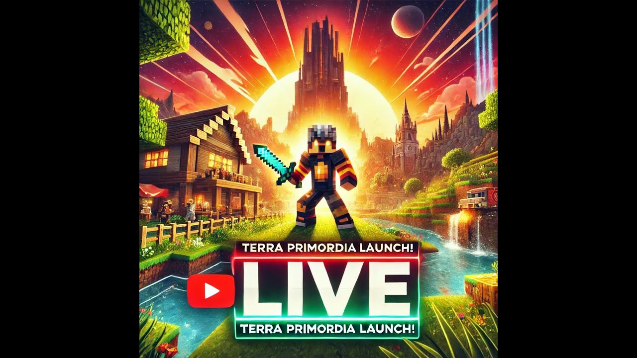 🌟 Terra Primordia Minecraft Server Launch - LIVE NOW! 🎮 - YouTube