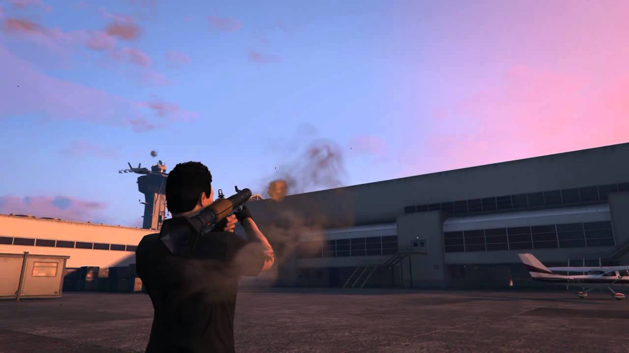 GTA Online: RPG VS Jet (Rockstar Editor)