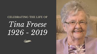 Memorial Service For Tina Froese