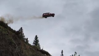 Car Jumps Off Cliff Meme