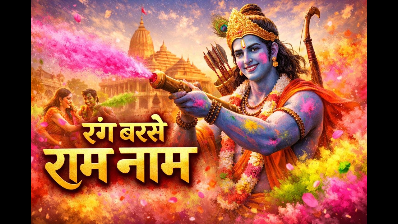 होली में बरसे राम नाम | Latest Ram Holi Bhajan 2026 | Devotional Holi Song