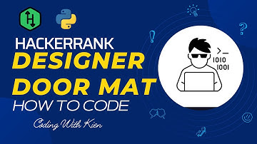 Designer Door Mat with Python | HackerRank Challenge | Problem Solving | KienDevPro