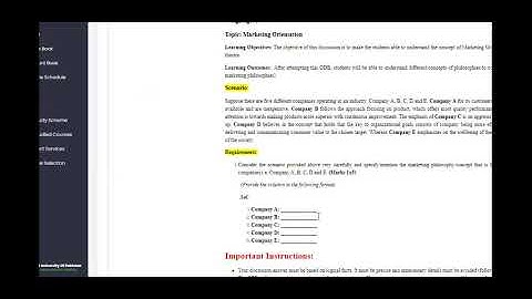 Mkt501 marketing management gdb fall 2020 solution