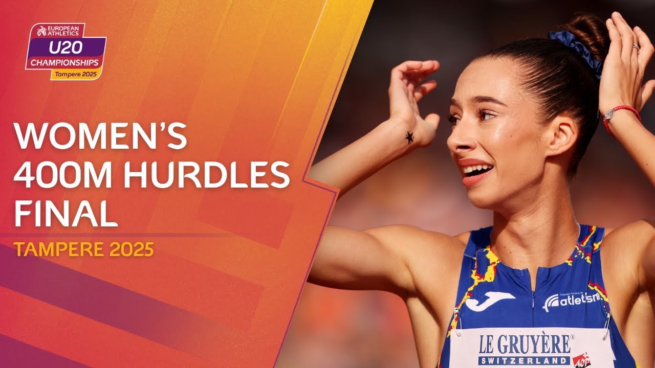 WINNING margin of 0.01! 🥵 Women's 400m hurdles final replay | Tampere 2025