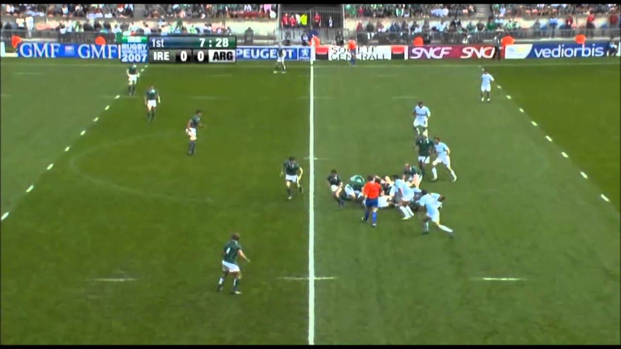 Collector Coupe Du Monde Rugby 2007 : Irlande Vs Argentine (30/09/2007) TBE