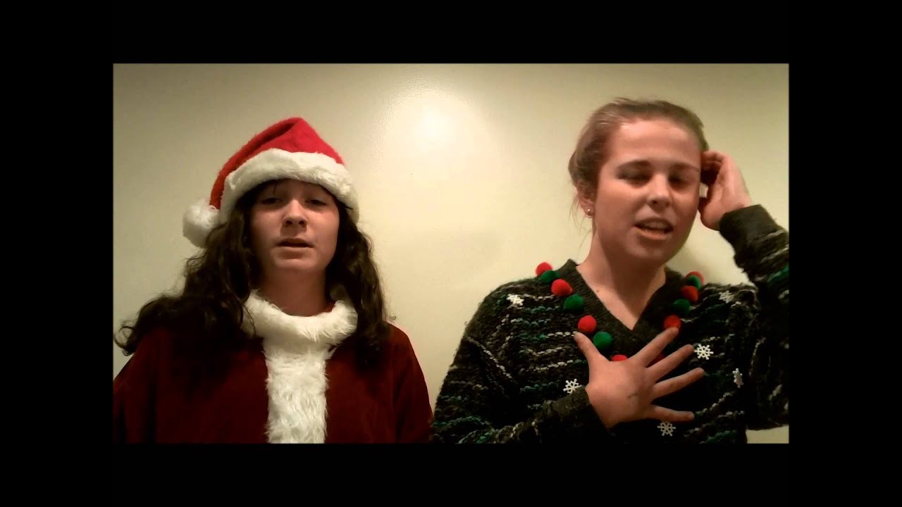 white christmas lipsyncing YouTube