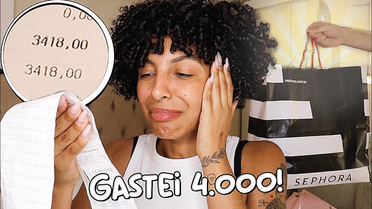 GASTEI 4 MIL REAIS EM MAQUIAGEM!!! *comprinhas da sephora*