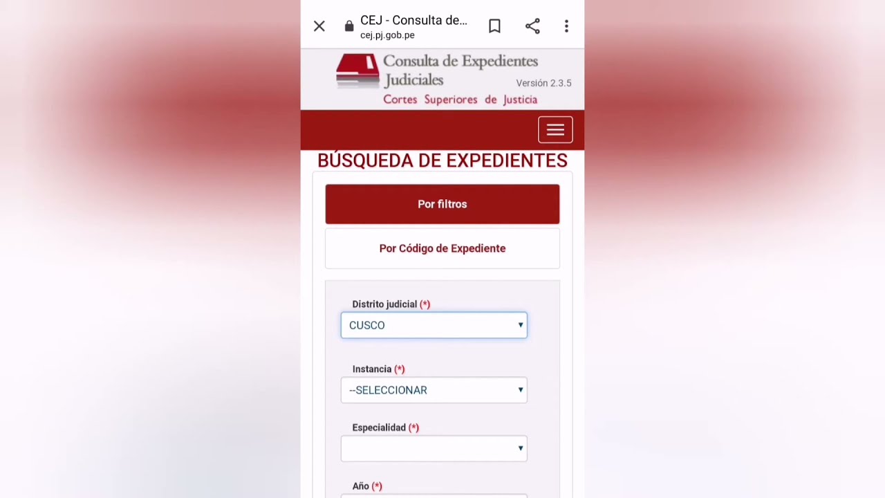 COMO CONSULTAR UN EXPEDIENTE JUDICIAL Por Internet En Per YouTube Como consultar un expediente judicial por internet en per youtube