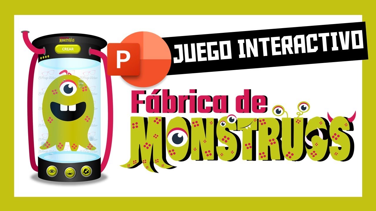 😱 FÁBRICA DE MONSTRUOS 🛑 | JUEGO INTERACTIVO EN POWERPOINT | JUEGO EN POWERPOINT