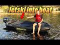 I Turned an Abandoned Jet Ski Into a Mini Boat!