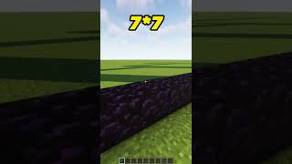 How Big Can be Nether Portal In Minecraft