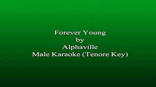 Video thumbnail of "Karaoke Forever Young - Alphaville, Male Karaoke (Tenore Key)"