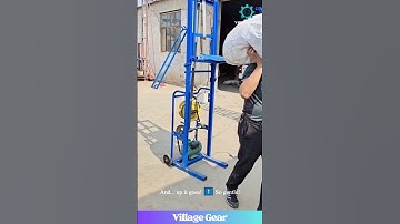 That Sack-Lifting Robot Butler is a GAME CHANGER! 😂 My Back is Thanking Him Just Watching! #gadget