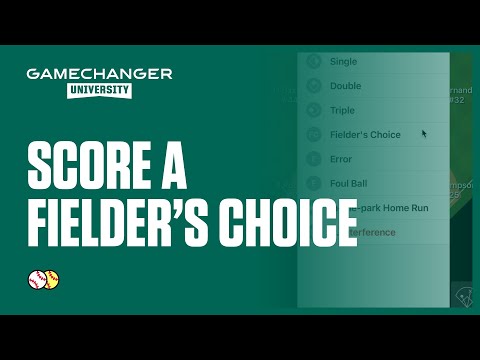 Fielder's Choice | GameChanger University
