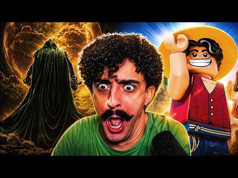 MARIO REACTS TO AVENGERS AND ONE PIECE LEGO TRAILERS