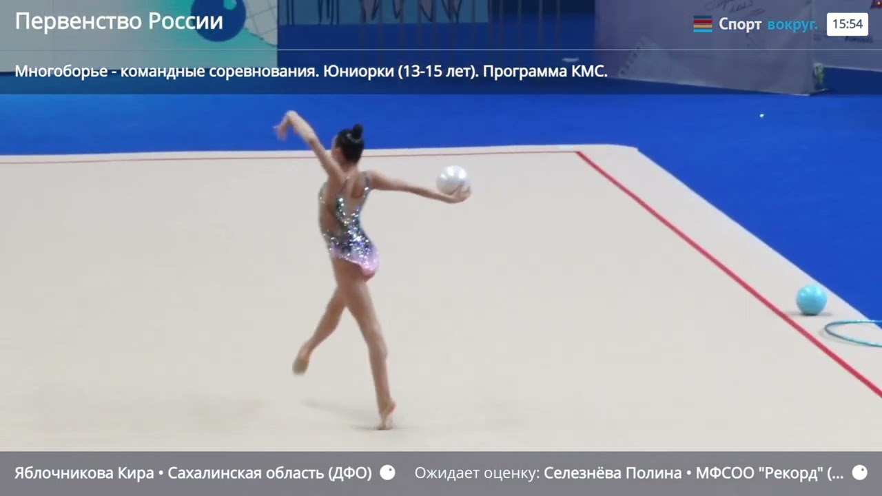 Kira Yablochnikova ball Junior Russian Championship 2025