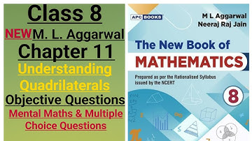 New ml aggarwal class 8 maths chapter 11 (Understanding Quadrilaterals) Objective Questions