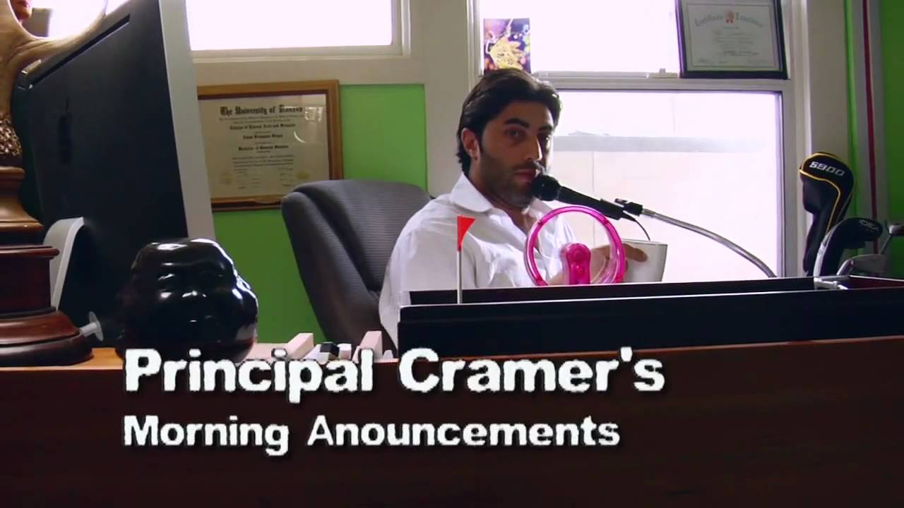 Principal Cramer's Morning Announcements No Spray Painting YouTube