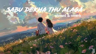 Sabu Dekha Thu Alaga (slowed & reverb) odiasong | #trending #odiamusic #odialofisong #odialofi