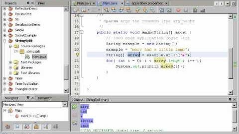 String Split with Java