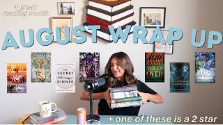 august wrap up 🎧☕️🕯️📖 *I read 7 books*