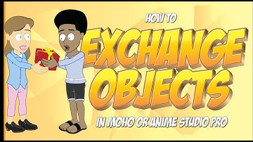 How to exchange or pass objects from one character to another in Anime Studio or MOHO pro
