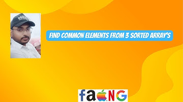 Find common elements in 3 sorted arrays